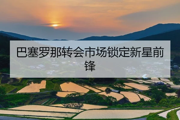 巴塞罗那转会市场锁定新星前锋
